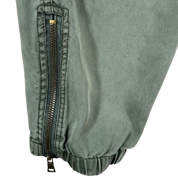 Young Fabulous & Broke Jogger Pants | Army Green Utility Studded | Size M - Picture 6 of 10